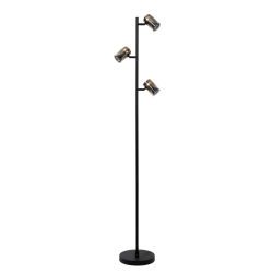 UPTON Lampa podłogowa 3xGU10 przydymiony szary 57700/03/65 Lucide - zdjęcie dodatkowe 1